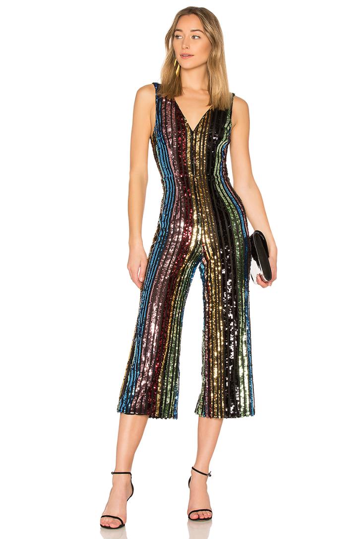 Double V Jumpsuit