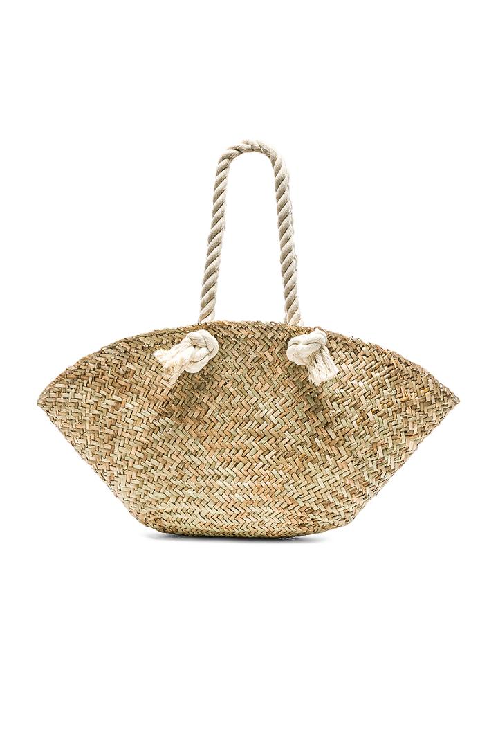 Rope Handle Market Basket Bag