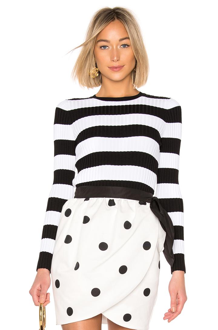 Striped Ribbed Sweater