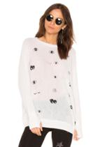 Ladona Draped Cashmere Sweater