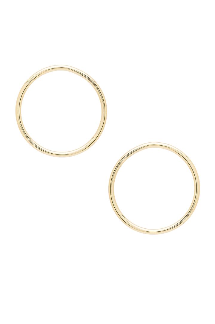 Front Hoop Earrings