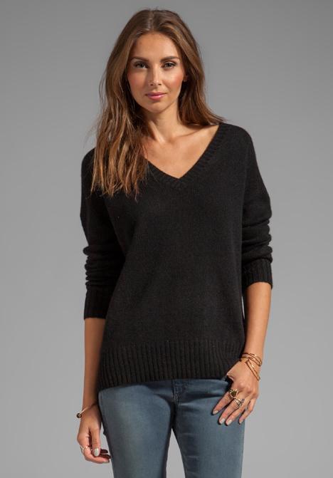 360 Sweater Luci Cashmere Sweater In Black