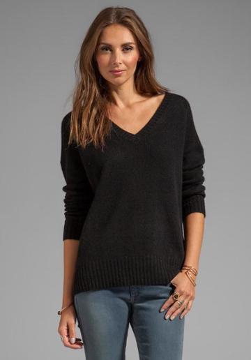 360 Sweater Luci Cashmere Sweater In Black