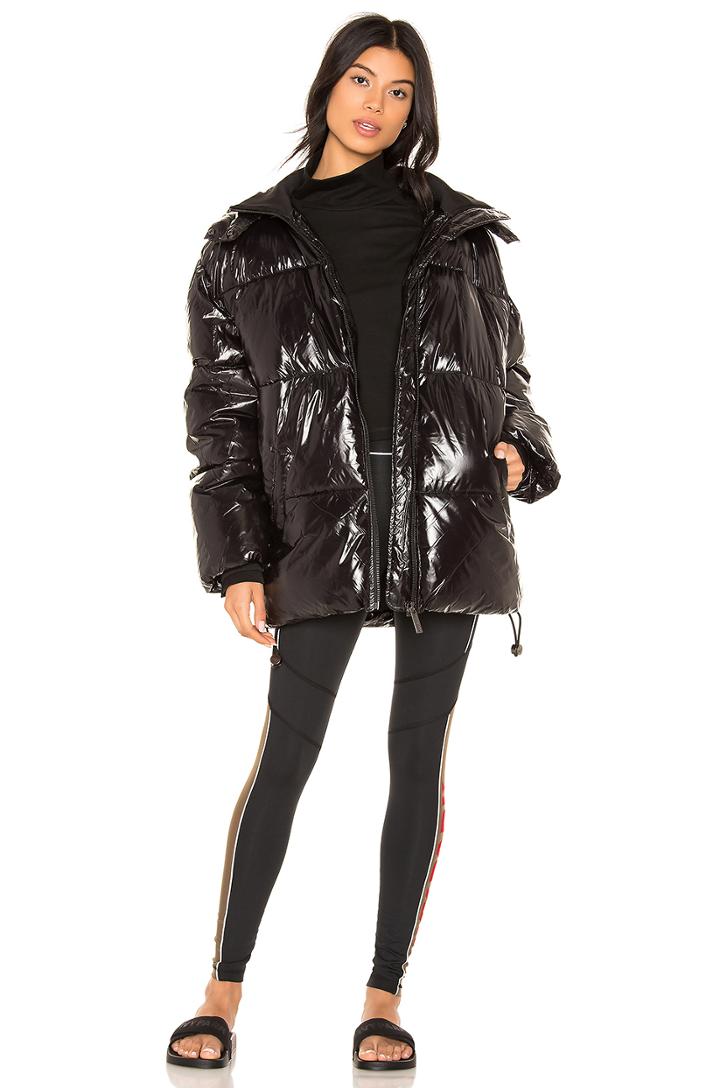 Vinyl Puffer Jacket