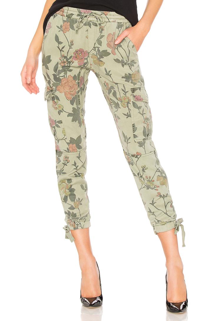 Floral Printed Cargo Pant