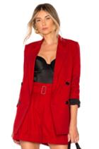 Red Suiting Blazer