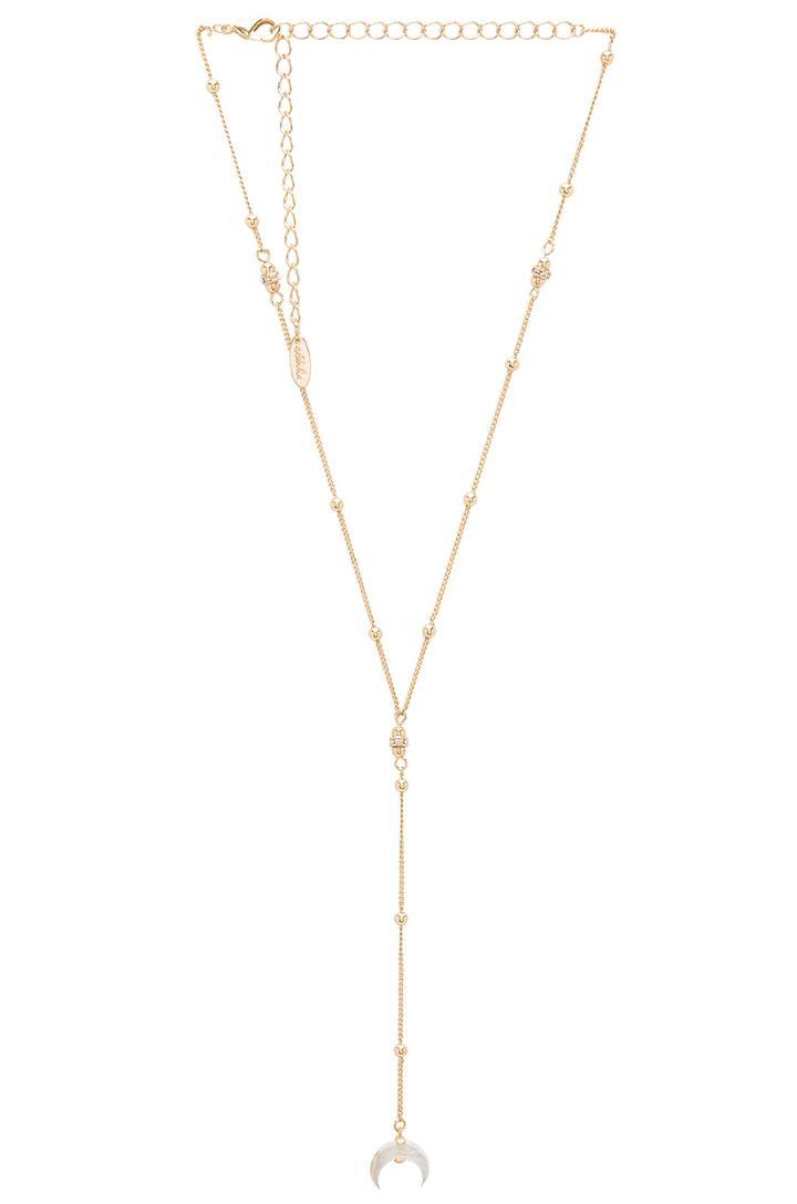 Hanging Crescent Lariat