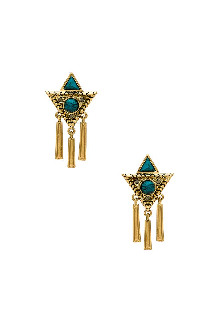 X Revolve Durango Triangle Earrings
