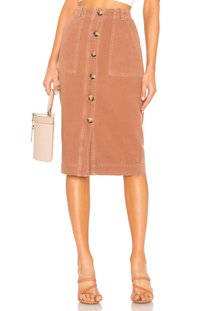 Mid Length Utility Skirt