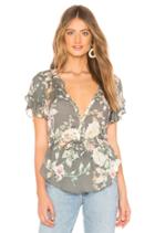 Silk Floral Blouse