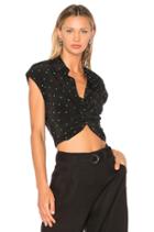 Collared Knot Front Shirt
