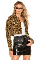 Leopard Cropped Jacket