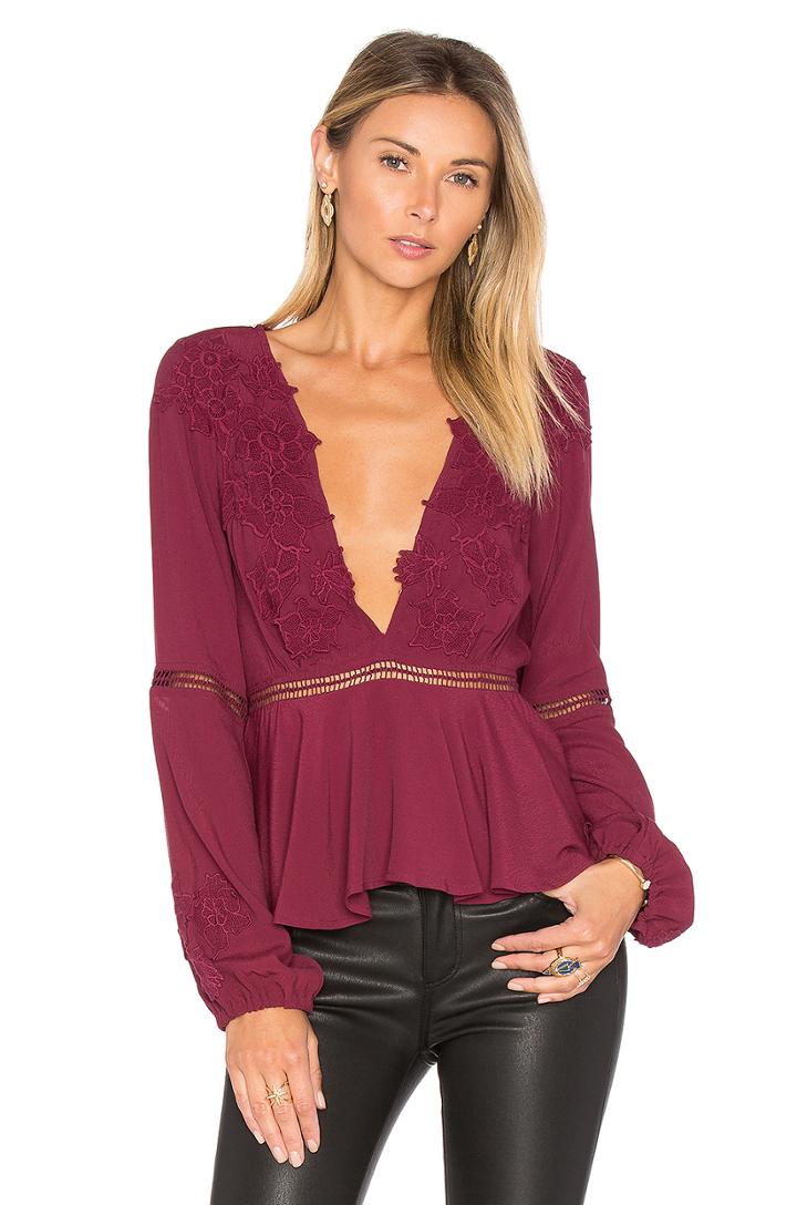 X Revolve Deep V Top