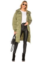 Long Raglan Puffer