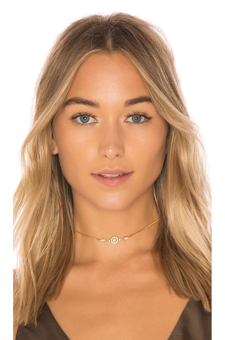 The Triple Pave Kite Choker