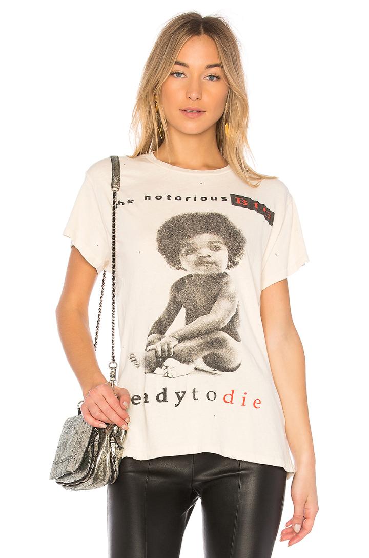 Big Ready To Die Tee In Dirty White