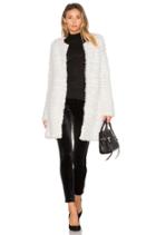 Knit Rabbit Fur Coat