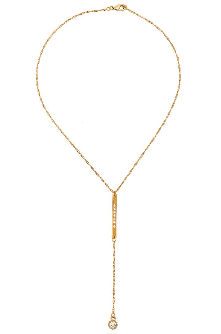 Crystal Bar Necklace