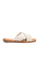 Hayley Frayed Slide