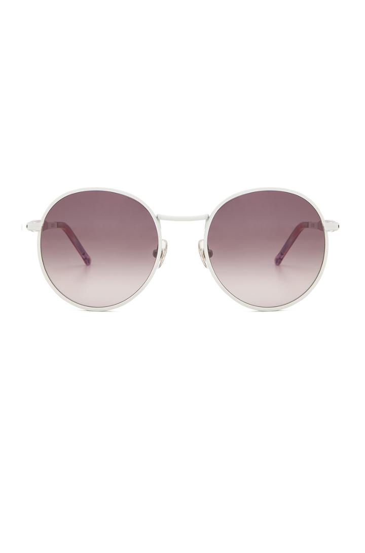 Dakota Sunglasses White Breeze & Grey Gradient