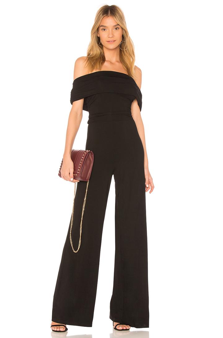 Black Luxe Jersey Jumpsuit