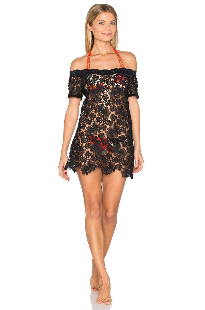 Off Shoulder Italian Lace Dress