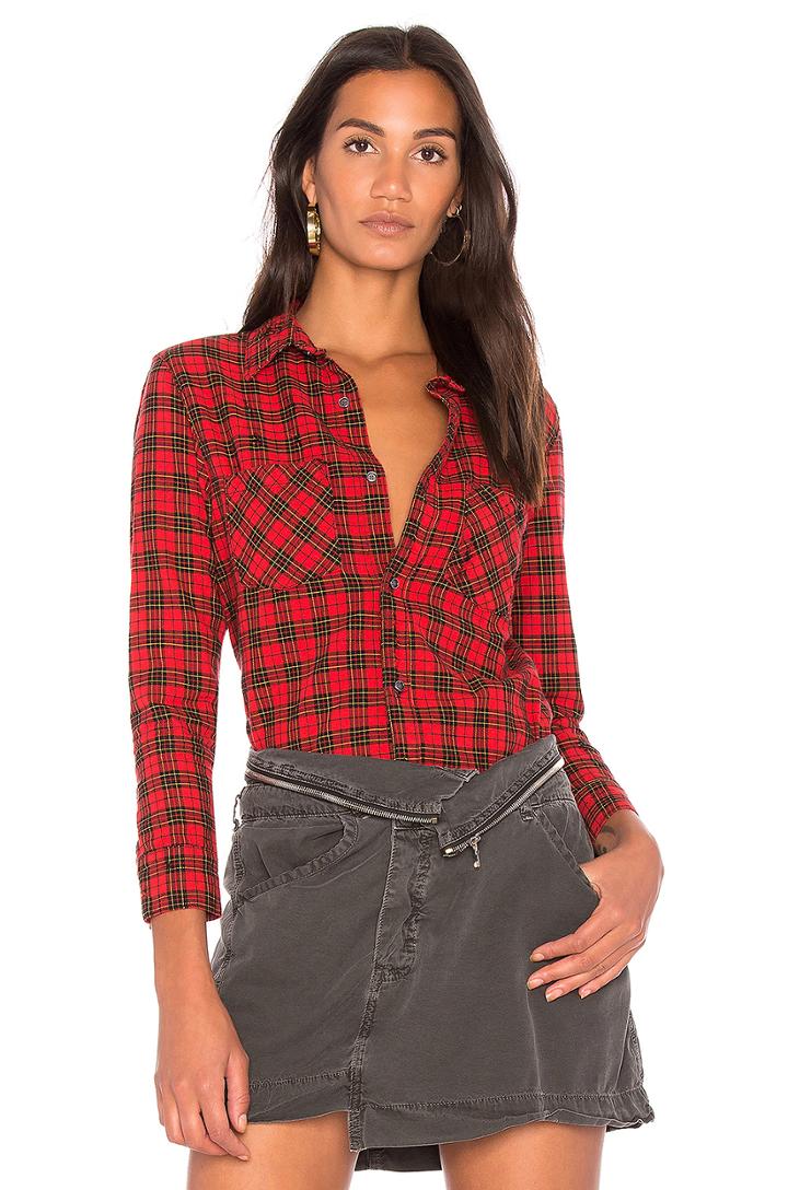 Kimberly Plaid Button Up