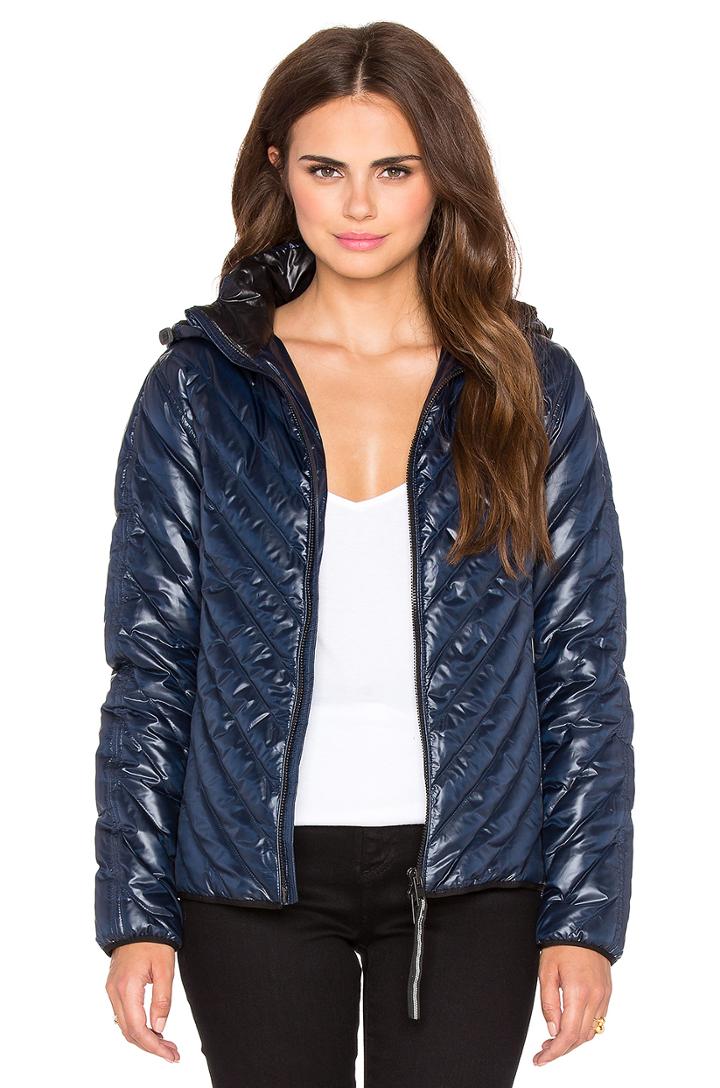 Chevron Puffer Jacket
