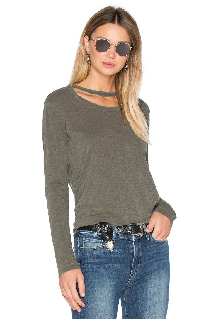 Unfinished Neck Tee