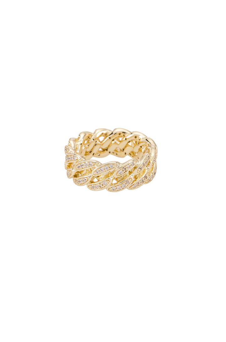 The Iced Cuban Link Ii Ring