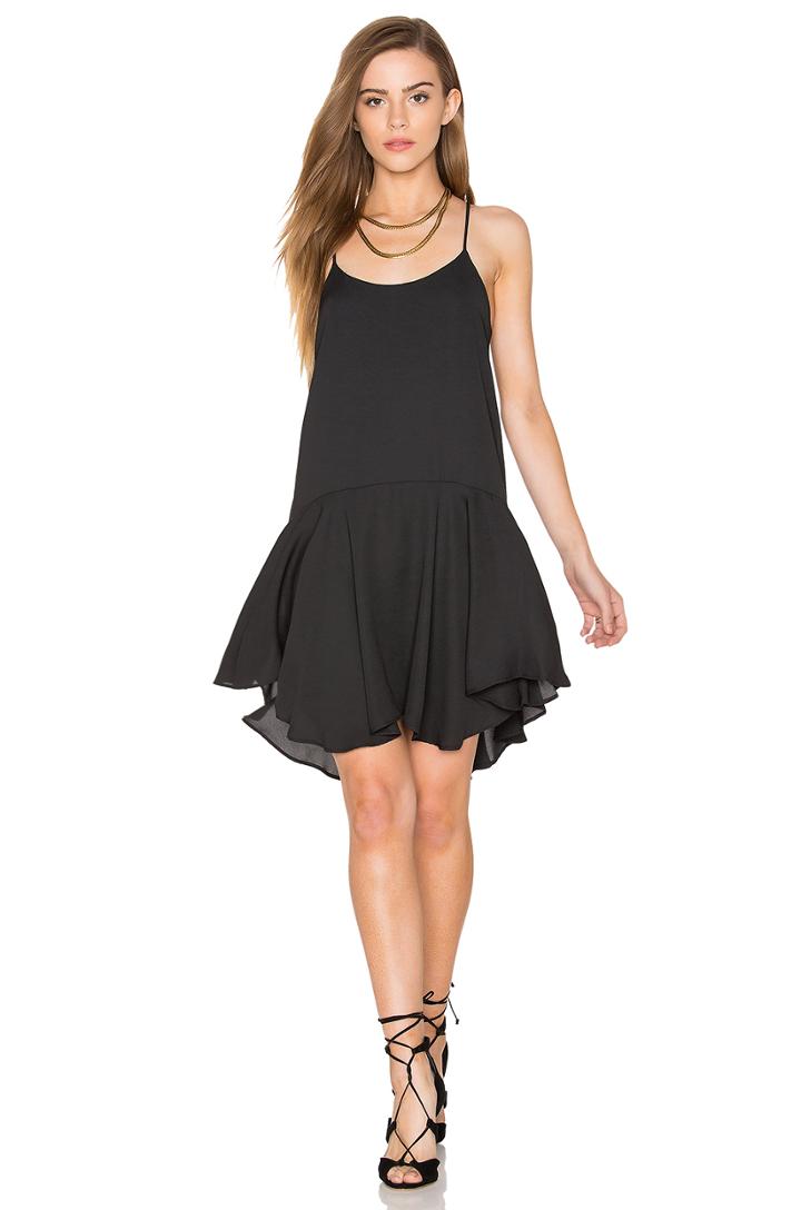 Sleeveless Drop Waist Mini Dress