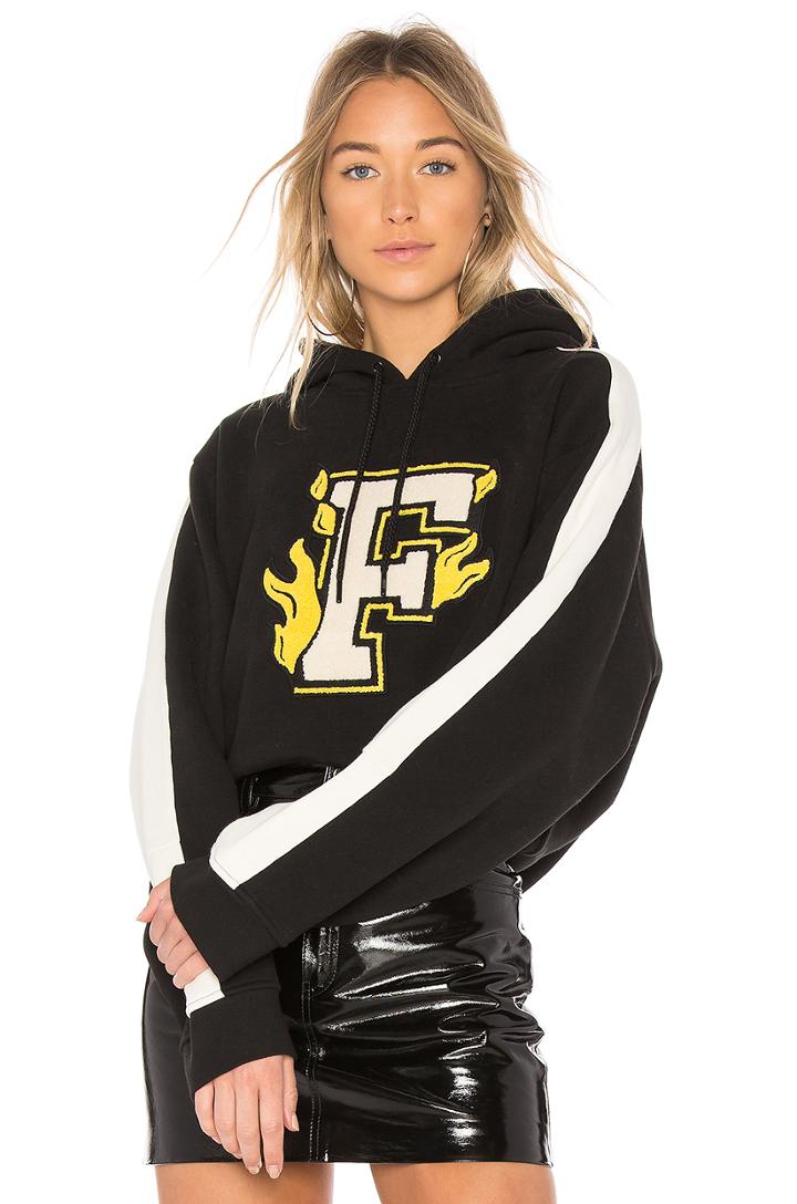 Hooded Panel Sweatshirt