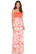 Palm Fronds Maxi Dress