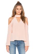 Stay Close Long Sleeve Silk Top