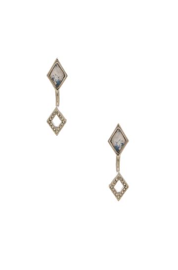 Two Part Diamond Earring