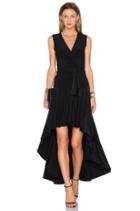 Sleeveless Flared Wrap Dress