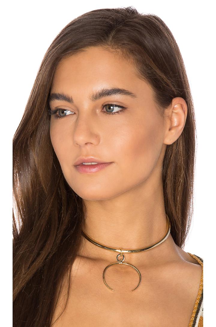 Crescent Collar Necklace