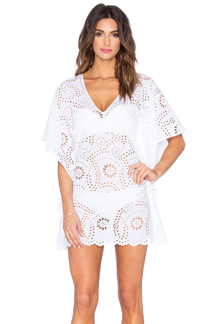 Lace V Neck Caftan