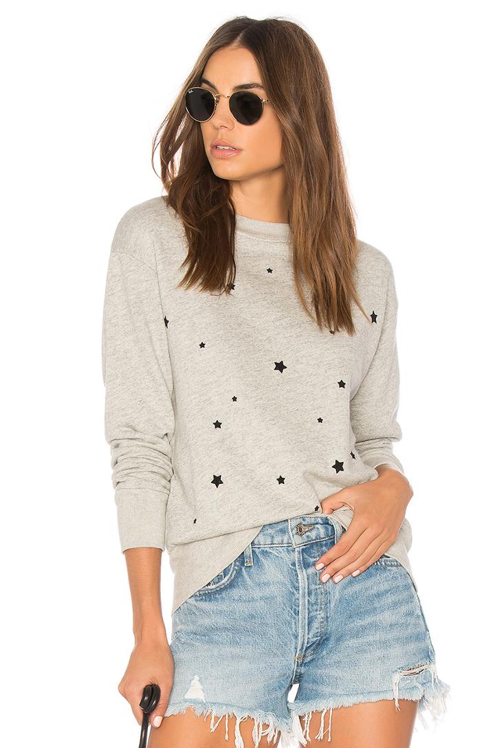Cozy Stardust Flocking Sweatshirt