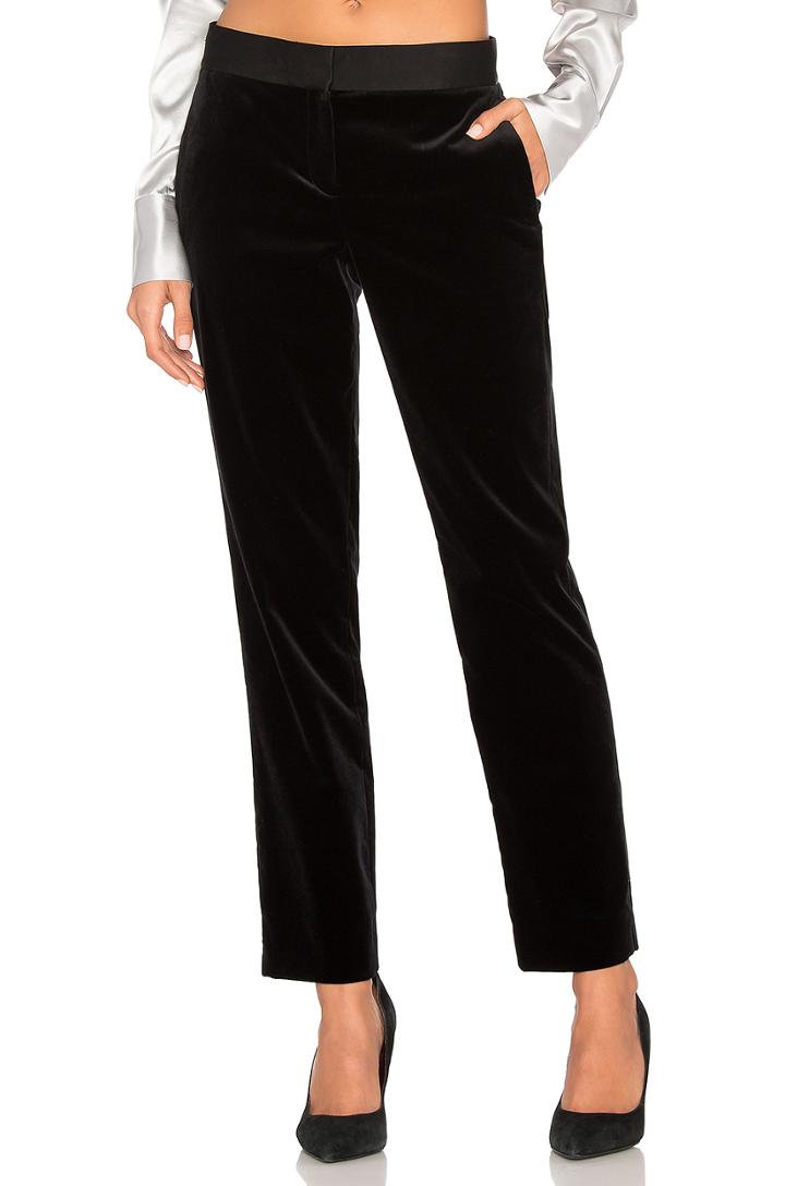 Velvet Straight Trouser