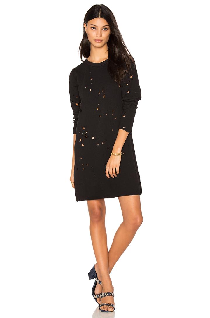 Destroyed Sweatshirt Dress