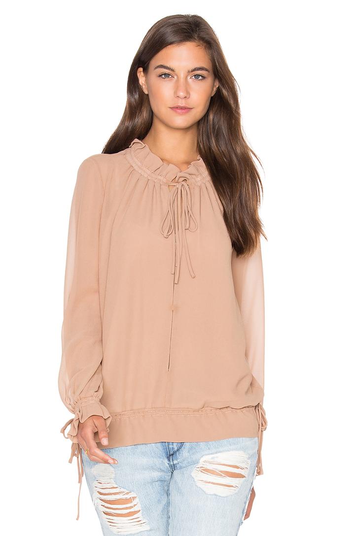 Tie Up Blouson Top