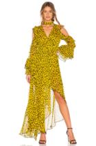 Ruffle High Low Maxi Dress