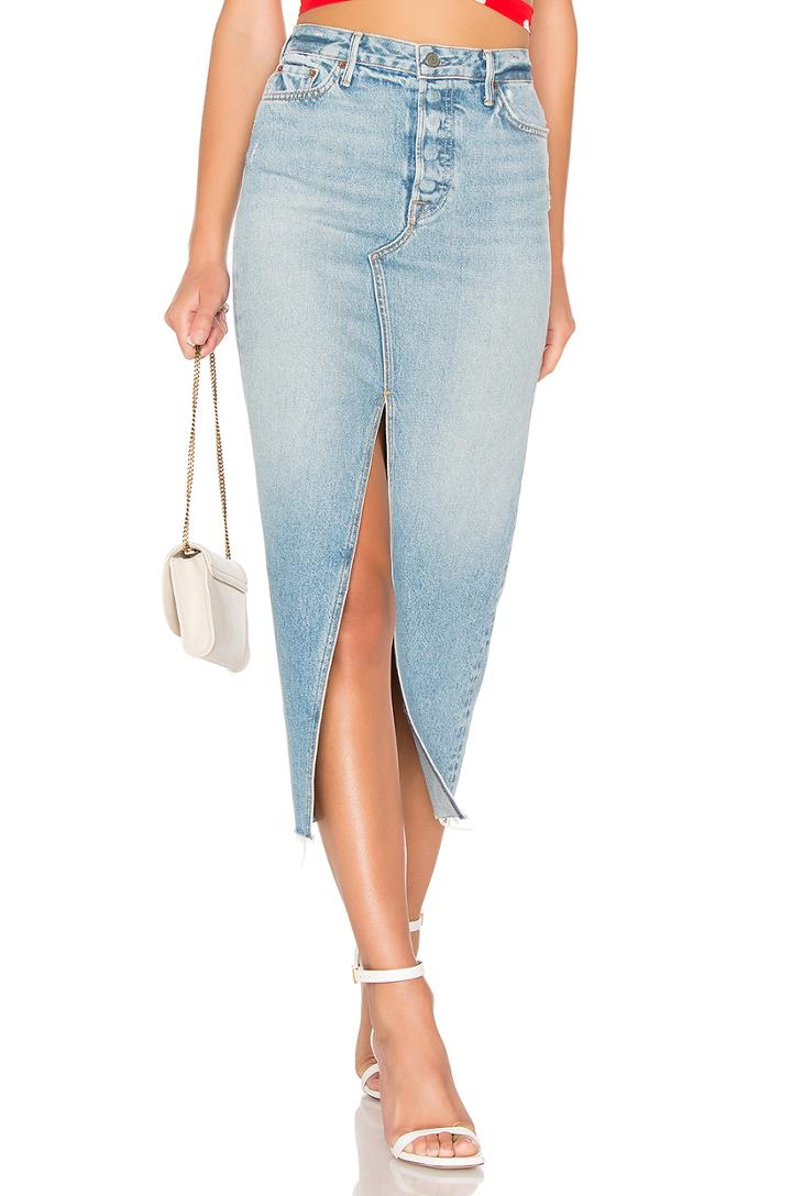 Isla High-rise Midi Skirt