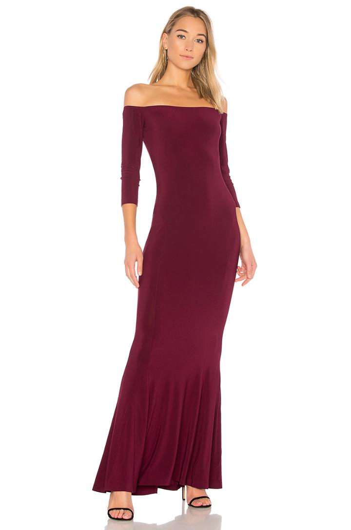 X Revolve Off The Shoulder Fishtail Gown
