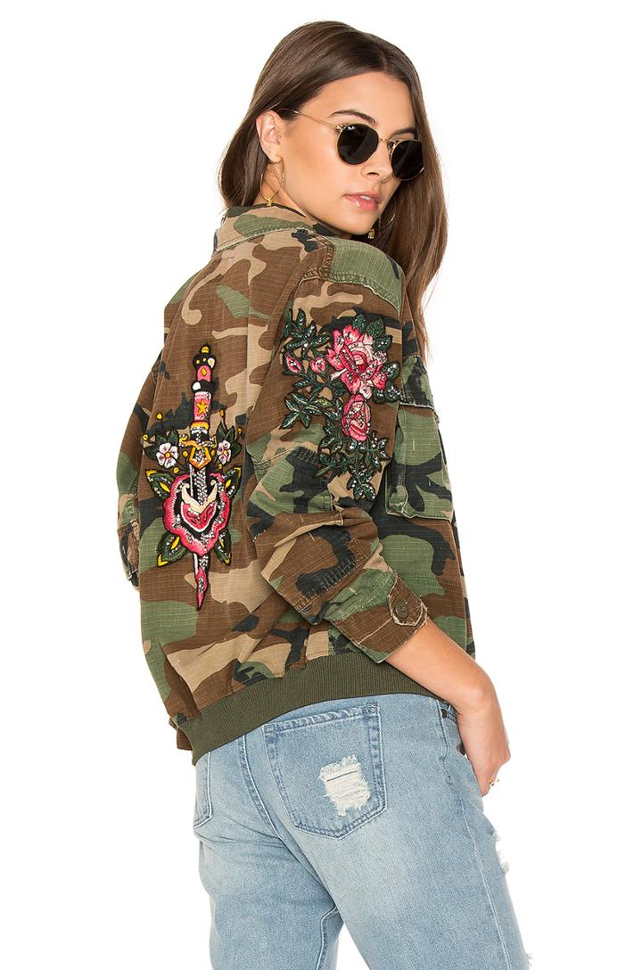 Embroidered Bomber