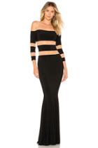 Spliced Off Shoulder Fishtail Gown