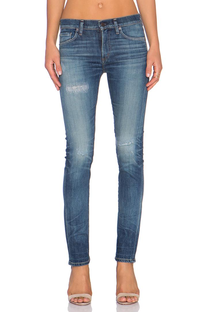 Premium Vintage Agnes Mid Rise Slim Straight