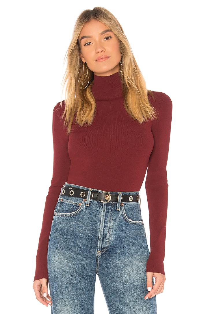 Turtleneck Fitted Pullover