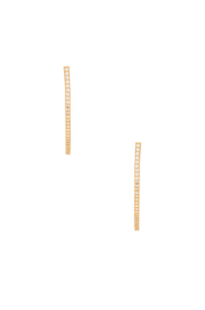 Shimmer Half Hoops Earring